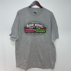 Vintage 98th Rose Bowl Game Day Wisconsin Badgers Oregon Ducks Tshirt Xxl NWOT